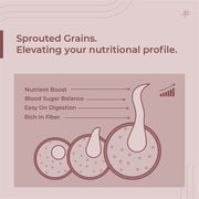 The Millet Company Sprouted Ragi Flour No added Sugar, Stone-ground