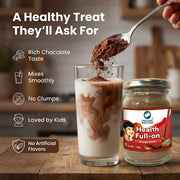 Organic Wellness Health Full On Chocolate Nutrition Drink 190g | Cacao, Saffron & Turmeric | Kids Gr
