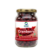 Organic Wellness Dried Cranberries 150g Bottle | Antioxidant Rich, Tangy & Chewy Snack