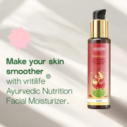 Vritilife Ayurvedic Moisturizer for All Skin Types with Almond, Aloe Vera & Kanaka Oil – Herbal Hydrating Cream for Men & Women – 100ml