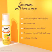 WOW Skin Science Sunscreen Gel SPF 55 PA++++ with Aloe + Glutathione 100ml | Matte Finish, No White 
