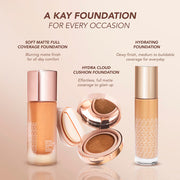 Kay Beauty Hydra Cloud Cushion Foundation SPF 40 PA++ with Hyaluronic Acid 14g