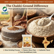 Organic Wellness Bundelkhand Missi Atta 5kg | Wheat & Chana Flour | High Protein, High Fibre, Diabet