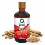 Organic Wellness Pain-R Oil 100ml | Ayurvedic Pain Relief Oil for Joints, Back & Muscles