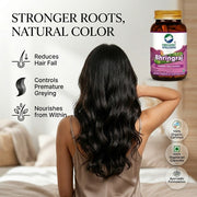 Organic Wellness Bhringraj 90 Veg Capsules | Organic Eclipta Alba, King of Hair | Hair Fall & Early 