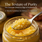 Organic Wellness A2 Desi Bilona Cow Ghee 400ml | Hand-Churned, Pure & Natural