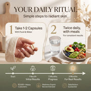 Organic Wellness Skin-Tone 90 Veg Capsules | Amla, Neem & Turmeric | Clear, Even & Glowing Skin from