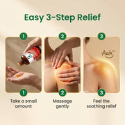 Organic Wellness Pain-R Oil 100ml | Ayurvedic Pain Relief Oil for Joints, Back & Muscles