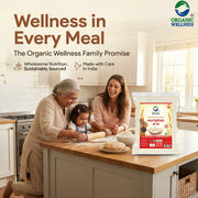 Organic Wellness Multigrain Atta 5kg | 6 Grains incl. Quinoa & Kala Chana | High Protein, High Fibre