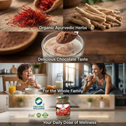 Organic Wellness Health Full On Chocolate Nutrition Drink 190g | Cacao, Saffron & Turmeric | Kids Gr