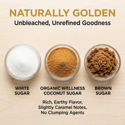 Organic Wellness Coconut Sugar 150g Bottle | Unrefined Low-GI Natural Sweetener