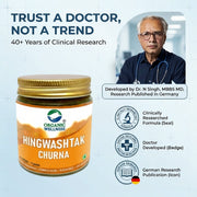 Organic Wellness Hingwashtak Churna 75g | Classical Ayurvedic Digestive for Gas, Bloating & Appetite