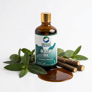 Organic Wellness Herbal Hair Oil 100ml | Strong Hair Formula for Hair Fall & Dandruff