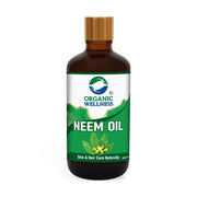 Organic Wellness Cold-Pressed Neem Oil 100ml | Pure Neem Oil for Healthy Scalp, Dandruff & Lice
