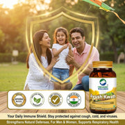 Organic Wellness Ayush Kwath 90 Veg Capsules | Tulsi, Cinnamon, Ginger & Black Pepper Kadha | Immuni