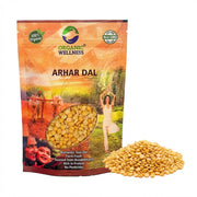 Organic Wellness Arhar (Toor) Dal 450g | Unpolished Bundelkhand Pulses | Protein Rich
