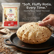 Organic Wellness Multigrain Atta 5kg | 6 Grains incl. Quinoa & Kala Chana | High Protein, High Fibre