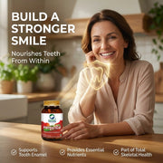 Organic Wellness Herbo-Cal 90 Veg Capsules | Hadjod, Moringa & Shatavari | Natural Calcium for Bone 