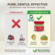 Organic Wellness Pain Relief Balm 20g | Herbal Beeswax Balm for Headache, Body Ache & Cold