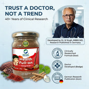 Organic Wellness Health Full On Chocolate Nutrition Drink 190g | Cacao, Saffron & Turmeric | Kids Gr