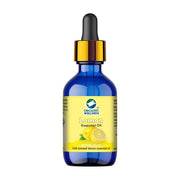 Organic Wellness Lemon Essential Oil 20ml | Cold-Pressed Oil for Oily Skin, Dandruff & Aromatherapy