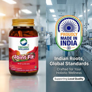 Organic Wellness Joint Fit 90 Veg Capsules | Ashwagandha, Guduchi, Motha & Tulsi | Joint Pain, Stiff