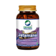 Organic Wellness Jatamansi 90 Veg Capsules | Organic Nardostachys Jatamansi | Calm Mind, Sleep & Mem