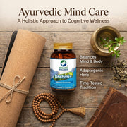 Organic Wellness Brahmi+ 90 Veg Capsules | Organic Bacopa Monnieri | Memory, Focus & Calm Mind