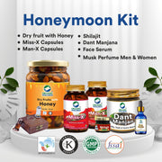 Organic Wellness Honeymoon Kit | Shilajit, Miss X & Man X | Couples' Stamina & Wellness Pack