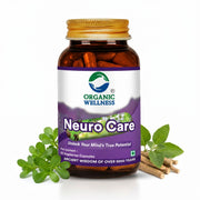 Organic Wellness Neuro Care 90 Veg Capsules | Jyotishmati & Brahmi | Nervous System, Memory & Focus
