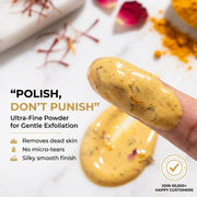 Organic Wellness Face Ubtan Face Wash Powder 75g | Turmeric, Saffron, Orange Peel & Rose | Tan Remov