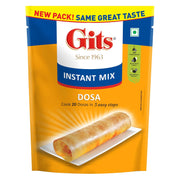 Gits Instant Rice Dosa Breakfast Mix, Makes 20 per Pack, Pure Veg, South Indian Breakfast Mix, 500g