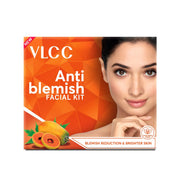 VLCC Papaya Fruit Facial Kit - 60g | Glowing, Blemish Free Skin | With Papaya, Cucumber, Peach, and Orange Peel Extracts | Glowing at Home Facial Kit.