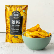 TBH - To Be Honest Jackfruit Chips Crunchies | Ripe Jackfruit | Gluten Free | Vegan Friendly Snack |Low Fat| 50% Less Oil | No Preservatives 50 gm