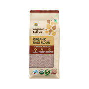 Organic Tattva Ragi Flour 500g | Nutritious Gluten Free Atta | Healthy Choice Ragi Atta for Rotis, Dosa, Porridge & Everyday Cooking