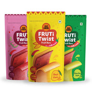 GO DESi Assorted Fruti Twist Fruit Bars - 3 x Pack of 10 pieces, Real Aam, Kaccha Aam, Guava Fruit Bars, Aam Papad, Mango Fruit Jelly