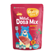 Slurrp Farm Millet Dosa Instant Mix | Supergrains And Beetroot | Natural And Healthy Food, 150Gm