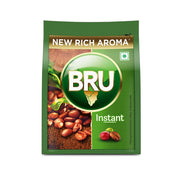 Bru Instant | Aromatic Coffee From South Indian Plantations | Premium Blend of Robusta & Arabica Beans For a Rich Coffee Experience | Bag, 100g
