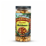 Oh So Organic Barbecue Flavored Makhana (Roasted Fox Nuts) – 87g | Healthy Crunchy Snack