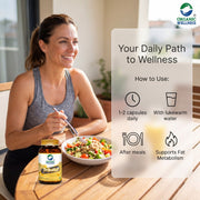 Organic Wellness Trikatu 90 Veg Capsules | Sunthi, Maricha & Pippali | Digestion, Metabolism & Respi