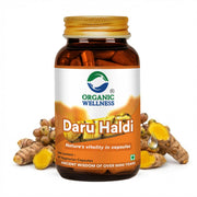 Organic Wellness Daru Haldi 90 Veg Capsules | Berberis Aristata (Berberine) | Blood Sugar, Liver & S