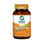 Organic Wellness Spirulina 90 Veg Capsules | Plant Protein, B Vitamins & Iron | Energy, Immunity & D