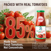 Organic Wellness Moringa Tomato Ketchup 350g | 85% Fresh Tomatoes | No Added Colour or Preservatives