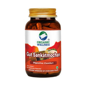 Organic Wellness Gut Sankatmochan 90 Veg Capsules | Herbal Digestive for Acidity, Gas & Bloating