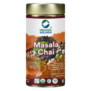 Organic Wellness Masala Chai 100g Tin | Loose Black Tea with Cardamom, Cinnamon, Clove & Ginger | Au