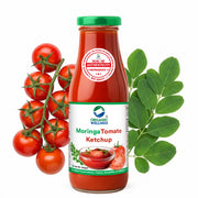 Organic Wellness Moringa Tomato Ketchup 350g | 85% Fresh Tomatoes | No Added Colour or Preservatives