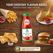 Organic Wellness Moringa Tomato Ketchup 350g | 85% Fresh Tomatoes | No Added Colour or Preservatives
