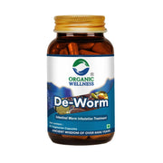 Organic Wellness De Worm 90 Veg Capsules | Herbal Anthelmintic | Appetite & Digestion Support