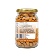 Organic Wellness Mamra Almonds 150g Bottle | Premium Oil-Rich Badam | Brain, Heart & Skin Health
