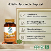 Organic Wellness Daru Haldi 90 Veg Capsules | Berberis Aristata (Berberine) | Blood Sugar, Liver & S